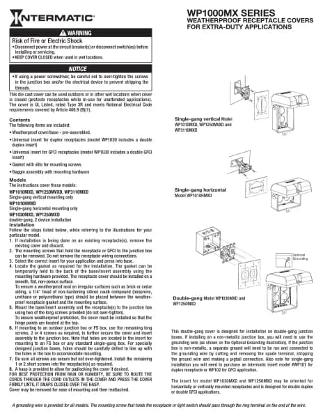 Intermatic WP1030MXD