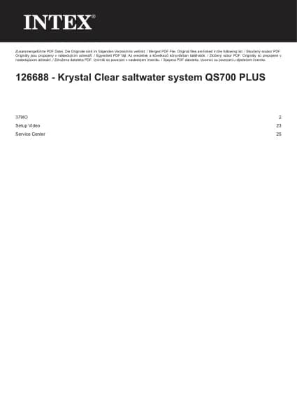 Intex Krystal Clear 126688