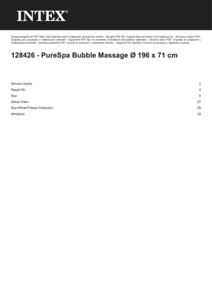 Intex PureSpa Bubble Massage 128426