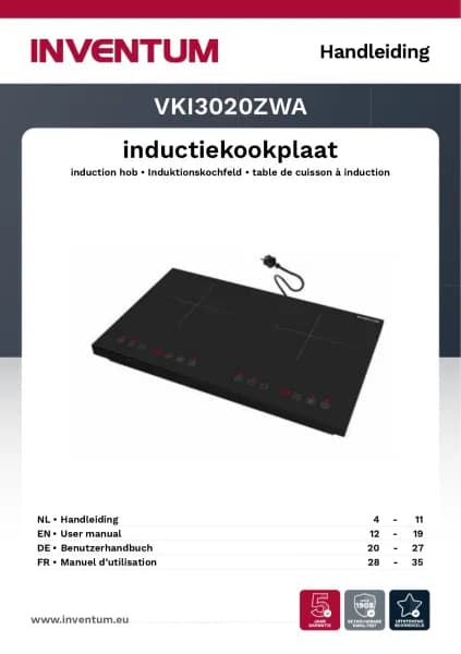 Inventum VKI3020ZWA