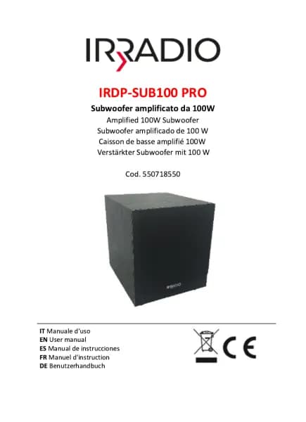 Irradio IRDP-SUB100 PRO