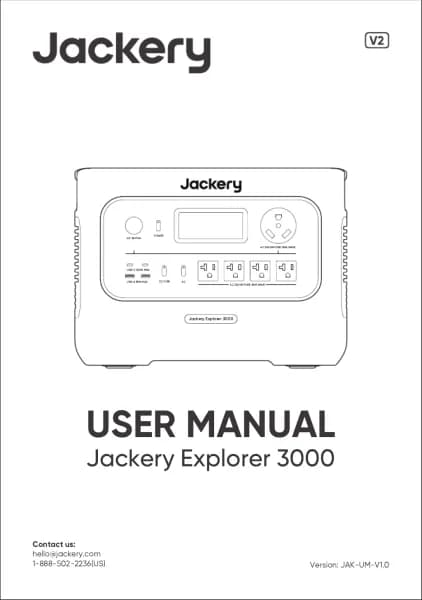 Jackery Explorer 3000 v2