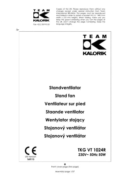 Kalorik TKG VT 1024R