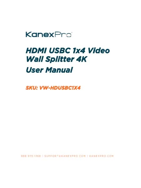 KanexPro VW-HDUSBC1X4