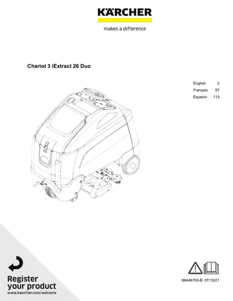 Karcher Chariot 3 iExtract 26 DUO