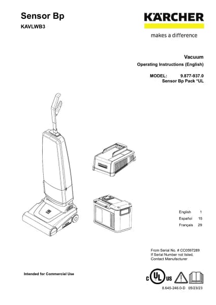Karcher Sensor Bp