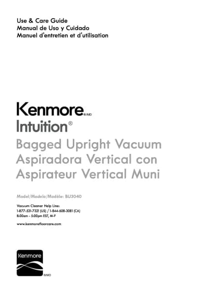 Kenmore BU3040
