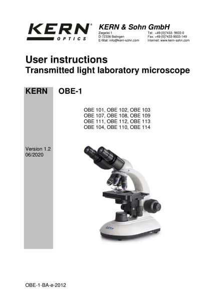 Kern OBE 101
