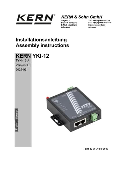 Kern TYKI-12-A
