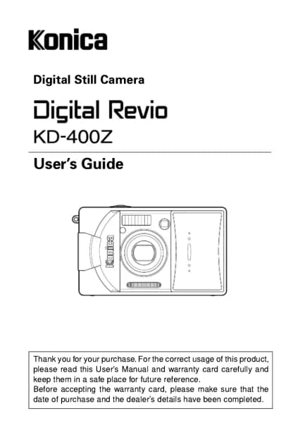 Konica Minolta Revio KD-400Z