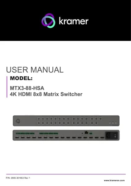 Kramer MTX3-88-HSA