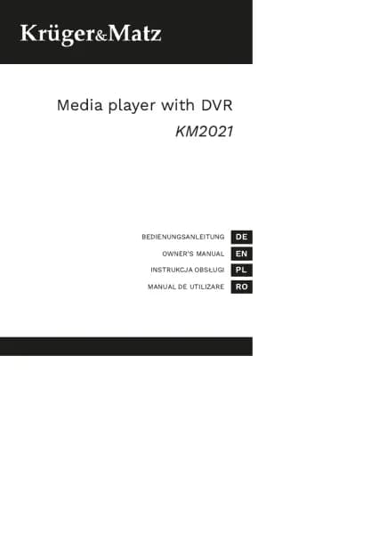 Krüger&Matz KM2021