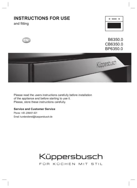 Kuppersbusch BP6350.0S3