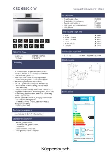 Kuppersbusch CBD6550.0