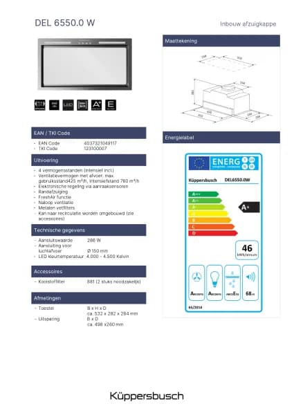 Kuppersbusch DEL6550.0W