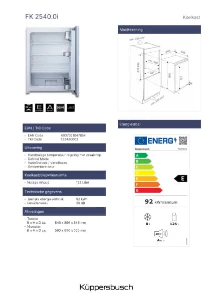 Kuppersbusch FK2540.0i