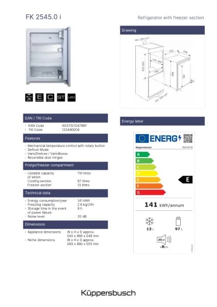 Kuppersbusch FK2545.0i