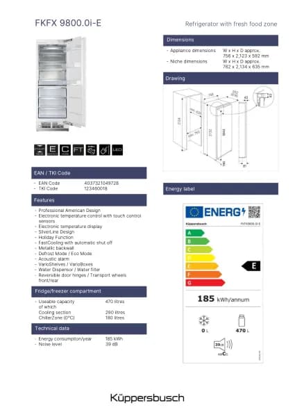 Kuppersbusch FKFX9800.0i-E