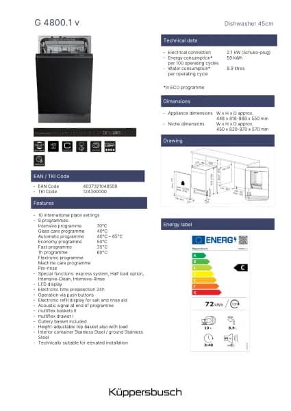 Kuppersbusch G4800.1v