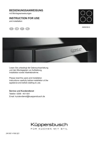Kuppersbusch KMI6350.0SR