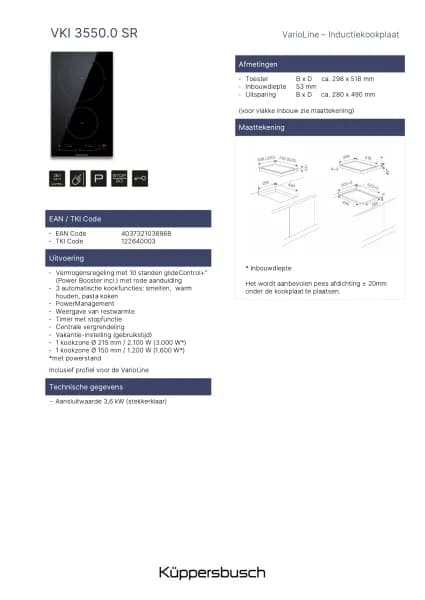 Kuppersbusch VKI3550.0SR