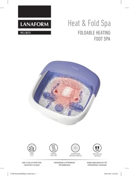 Lanaform Heat & Fold Spa