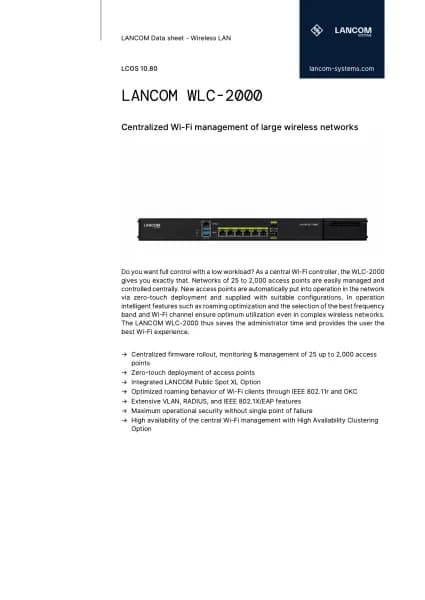 Lancom WLC-2000