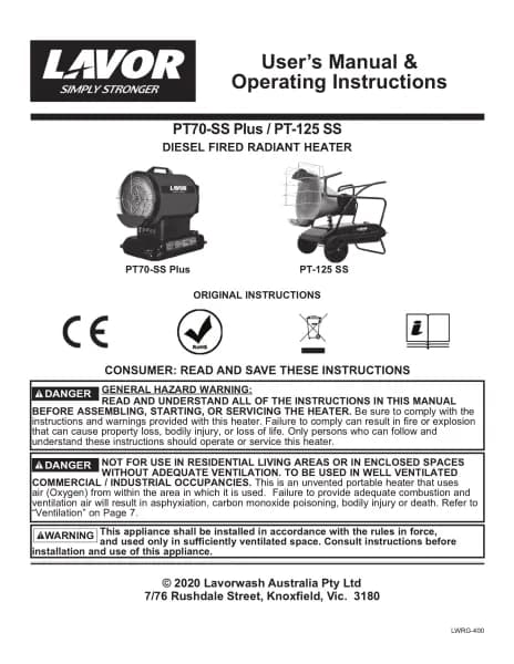 Lavor PT70-SS Plus