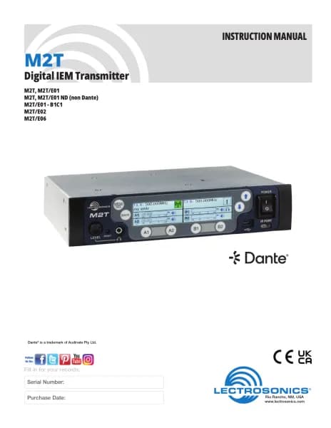 Lectrosonics M2T-X