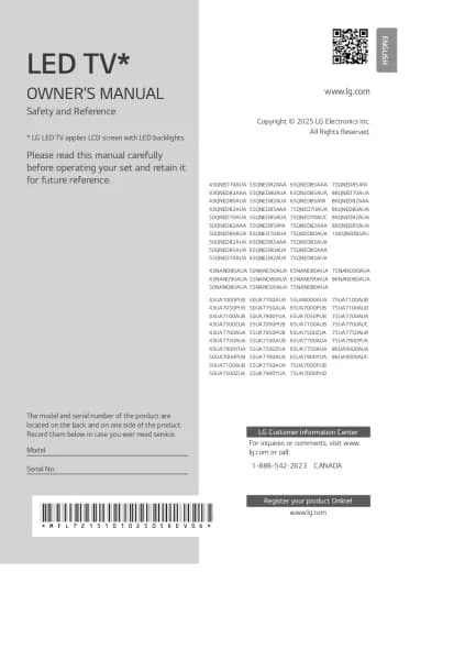 LG 55UA7500ZUA