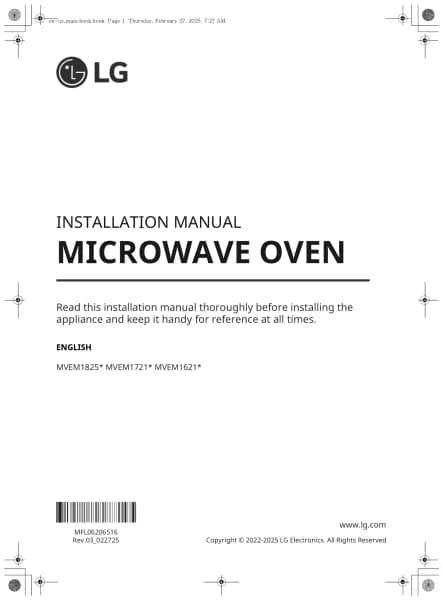 LG MVEM1621SS