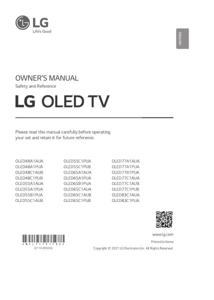 LG OLED77B1PUA