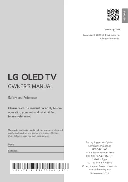 LG OLED83G56LA