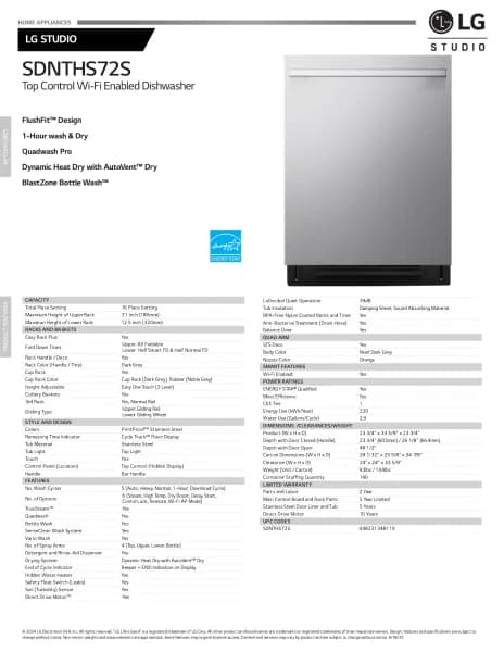 LG Studio SDNTHS72S