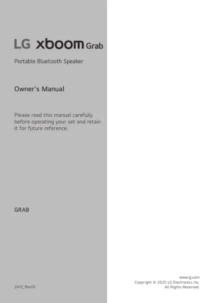 LG XBOOM Grab