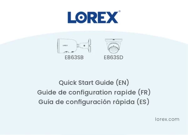 Lorex E863SB