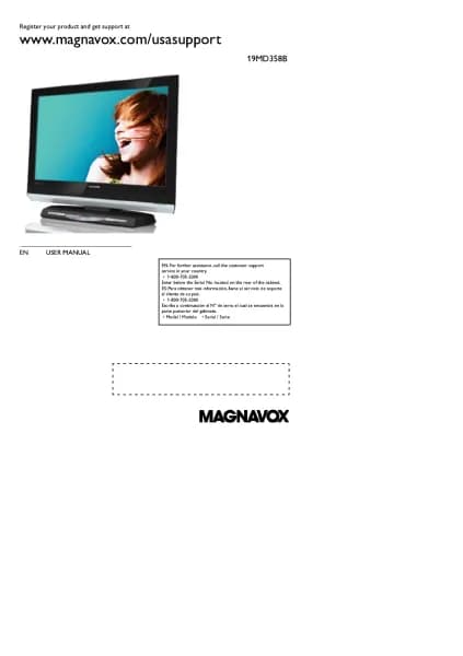 Magnavox 19MD358B
