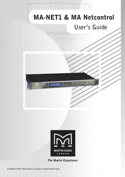 Martin Audio MA-NET1