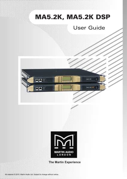 Martin Audio MA5.2K DSP