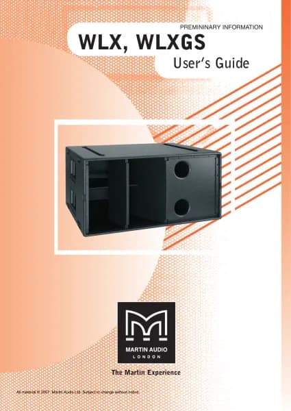 Martin Audio WLXGS