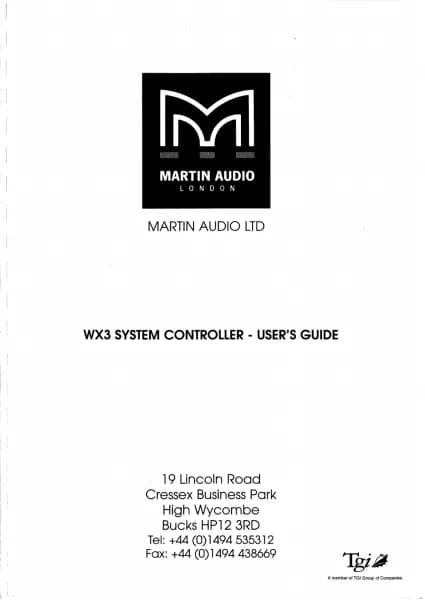 Martin Audio WX3