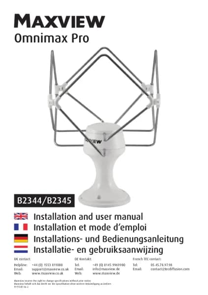 Maxview Omnimax Pro B2344/T