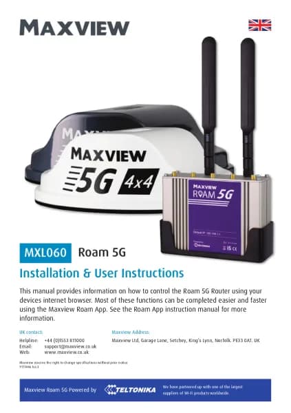 Maxview Roam 5G MXL060