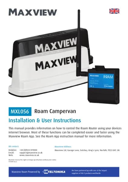Maxview Roam Campervan MXL056