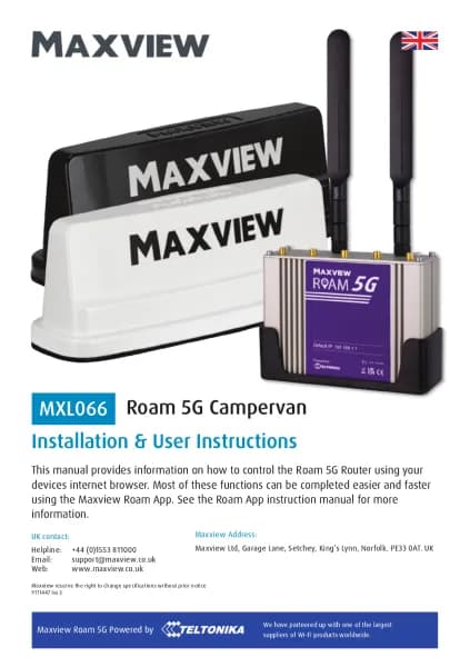 Maxview Roam MXL066