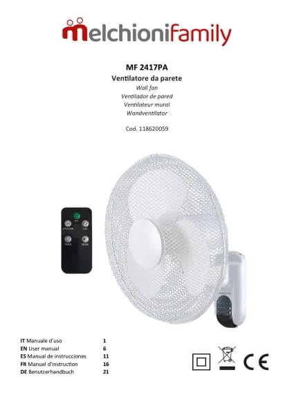 Melchioni MF 2417PA