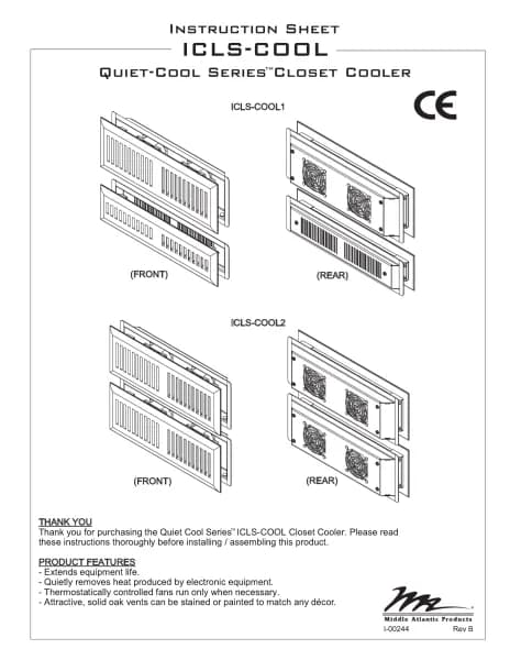 Middle Atlantic ICLS-COOL-1