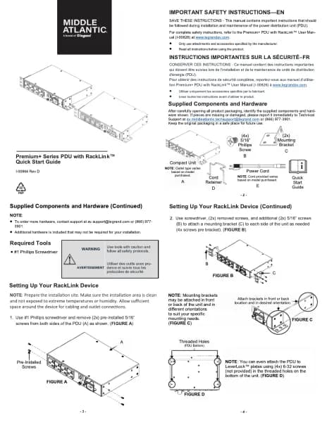 Middle Atlantic RLNK-P416-IEC-NS