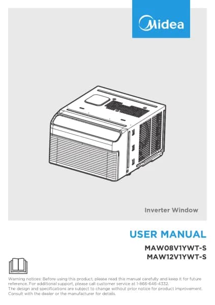 Midea MAW12V1YWT-S