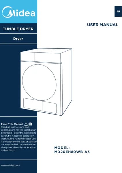 Midea MD20EH80WB-A3